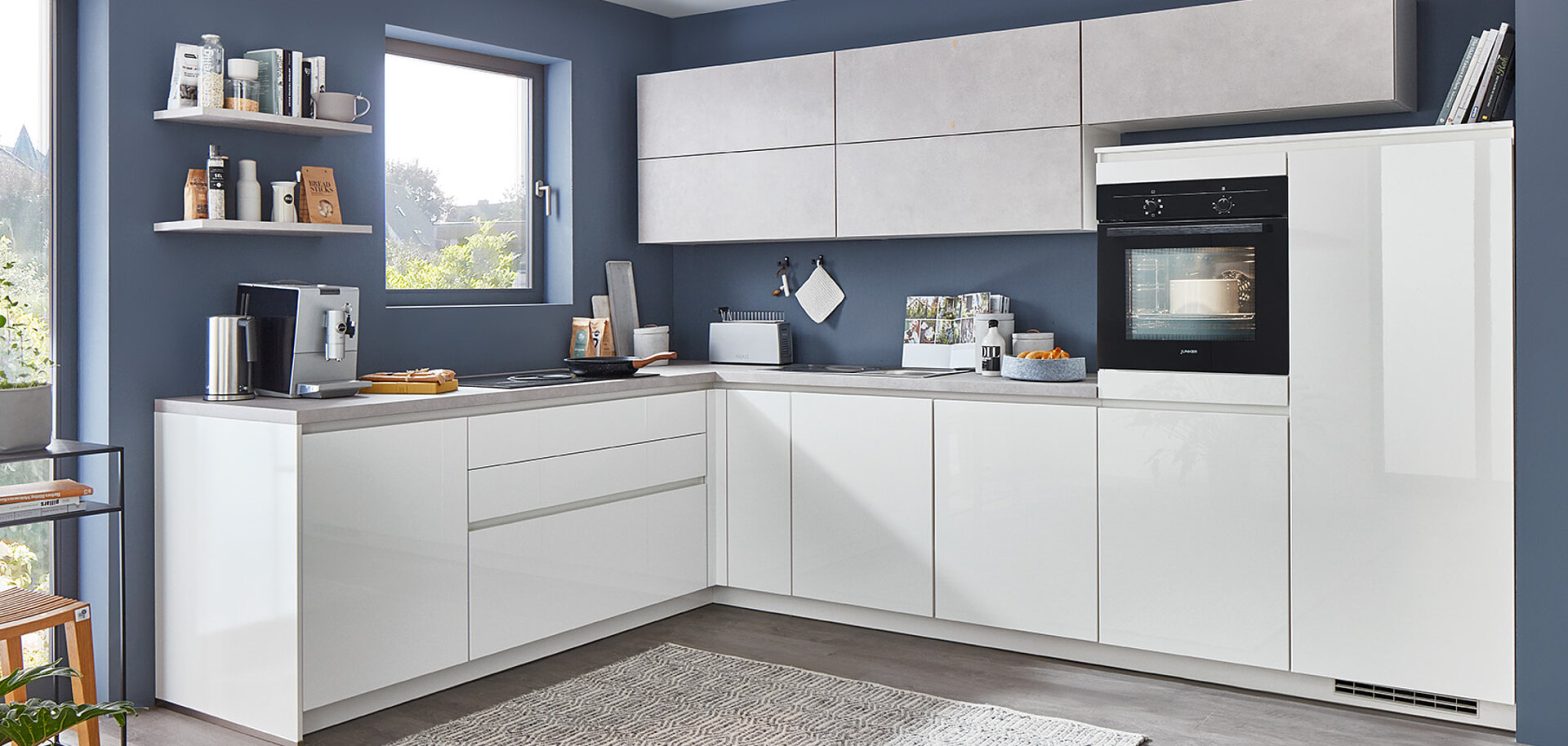 Wood kitchen cabinetry with a large island