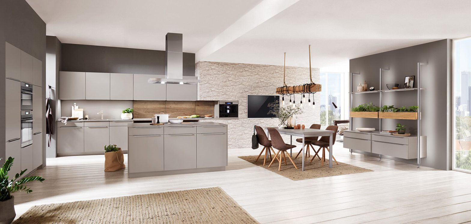 European cabinets with minimalist design