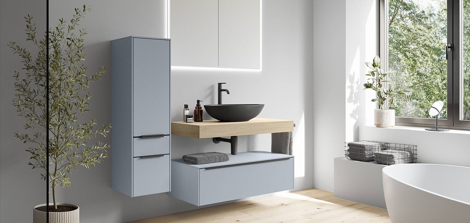 European bathroom cabinets for contemporary interiors