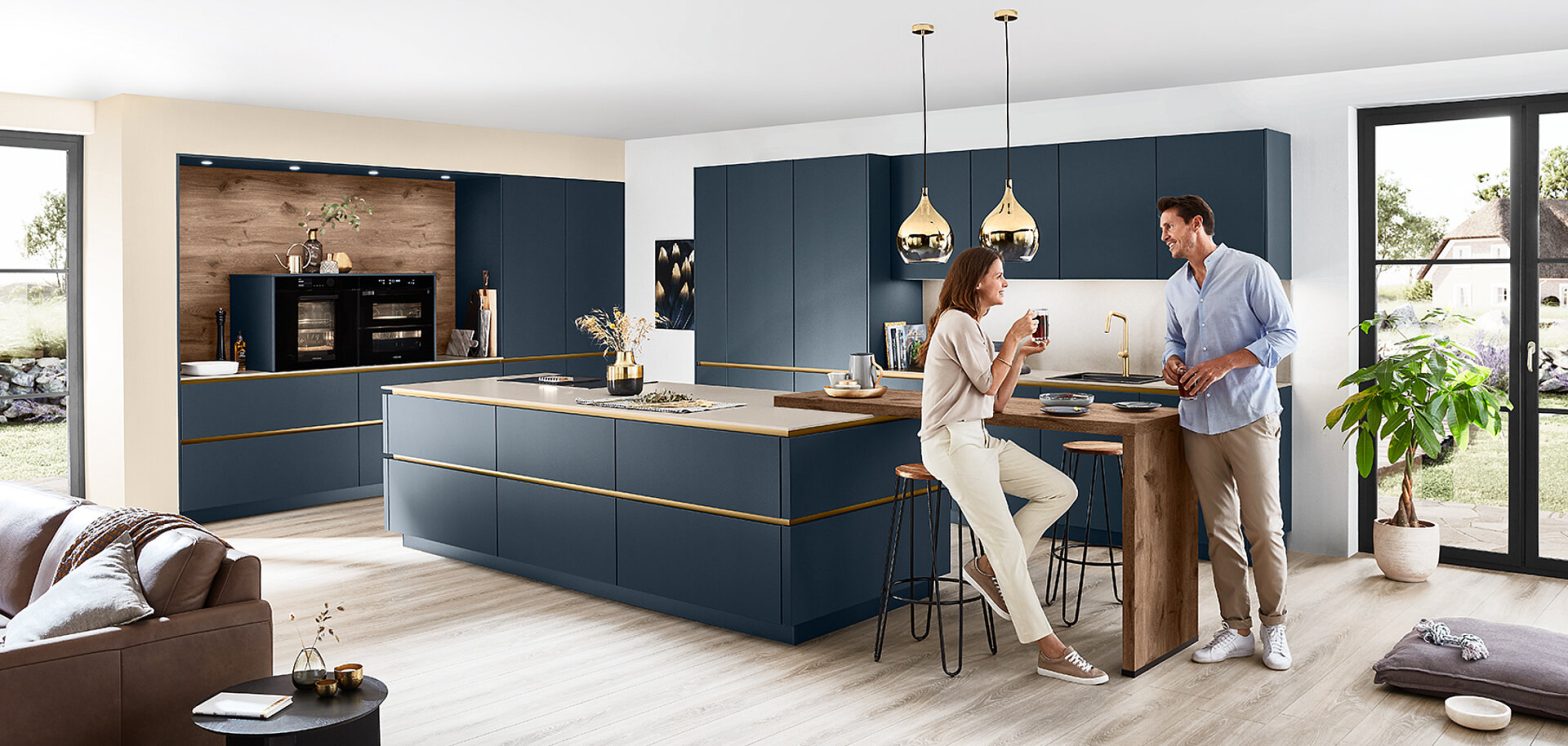Luxury kitchen storage with premium finishes