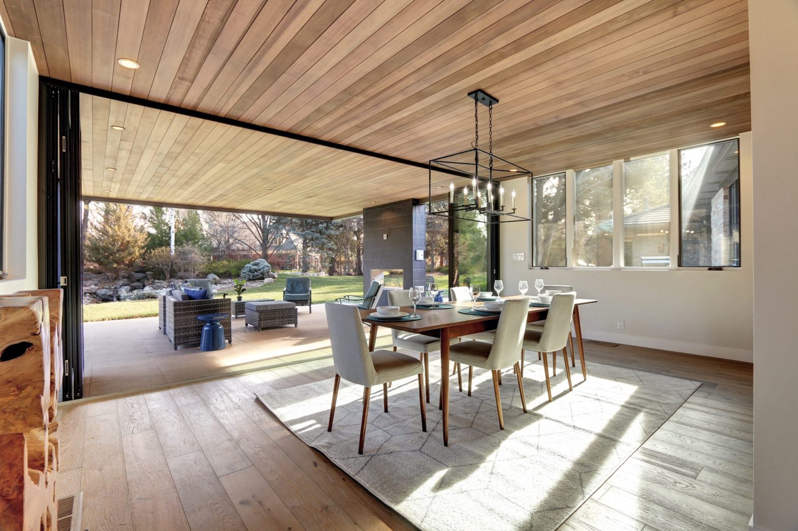 Wooden Bi-fold door