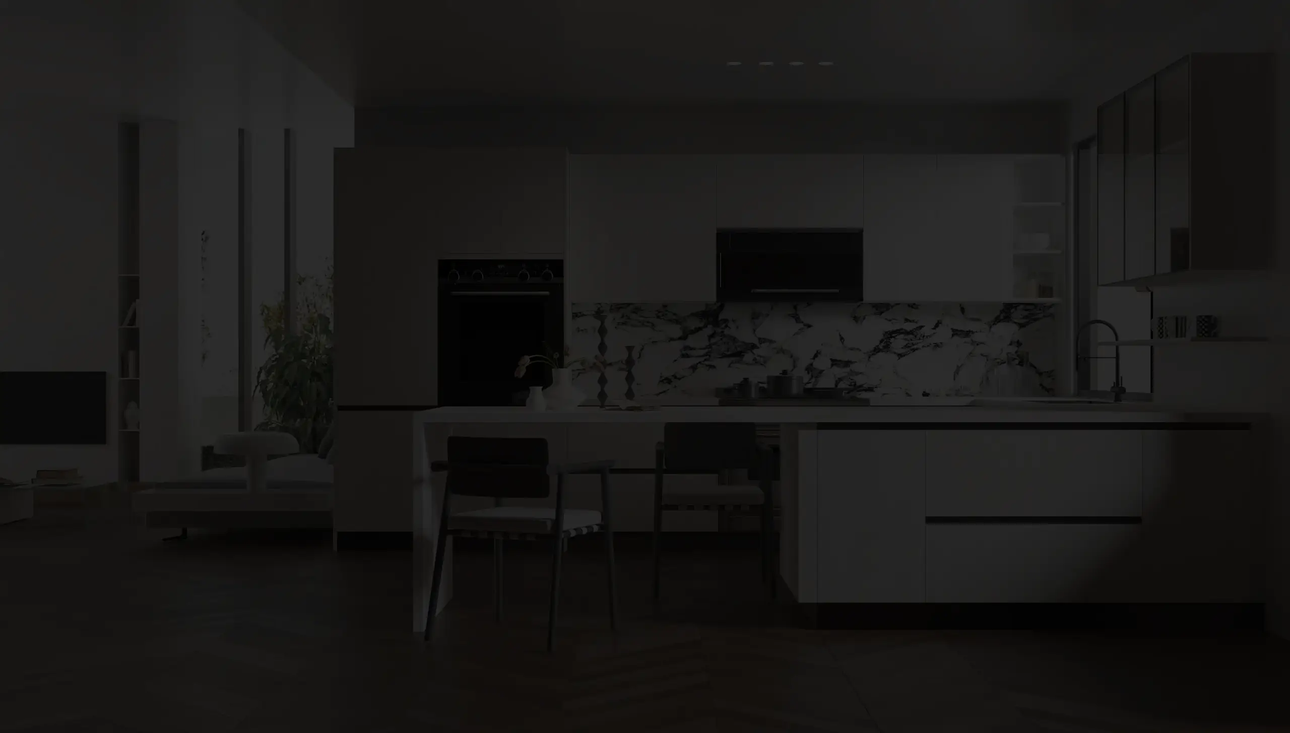 Modern kitchen cabinetry