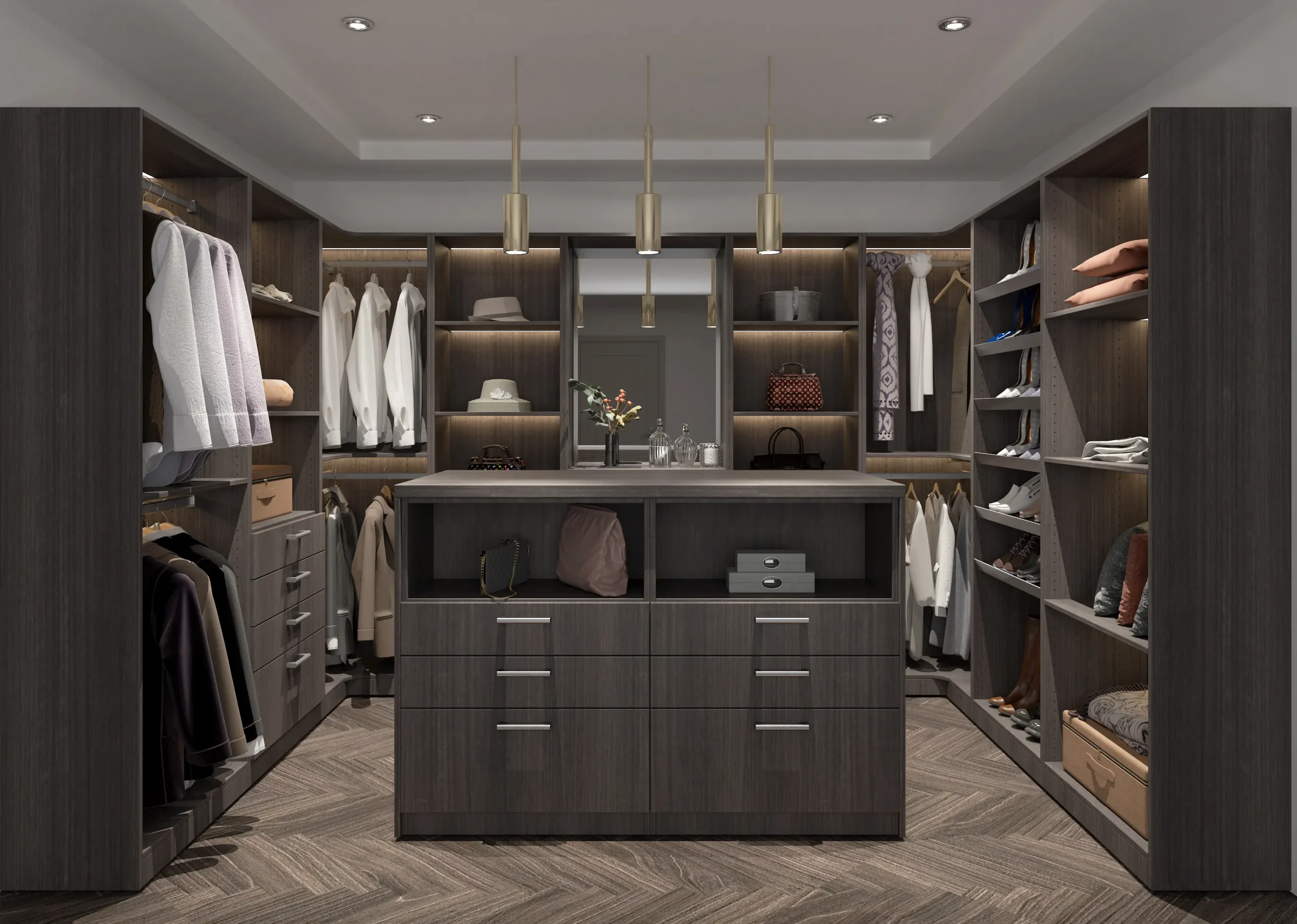 Full wardrobe wall