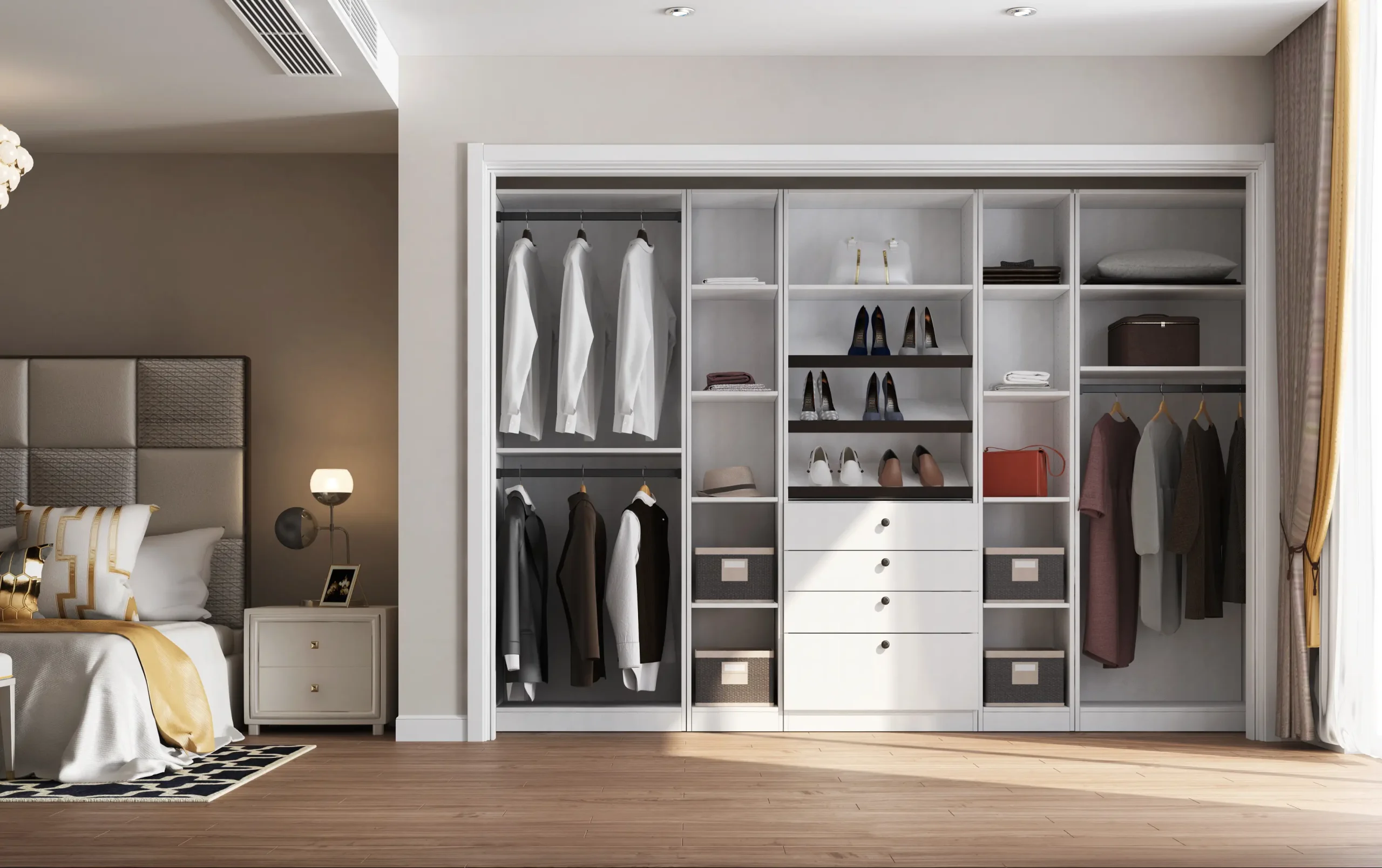 Walk-in wardrobe